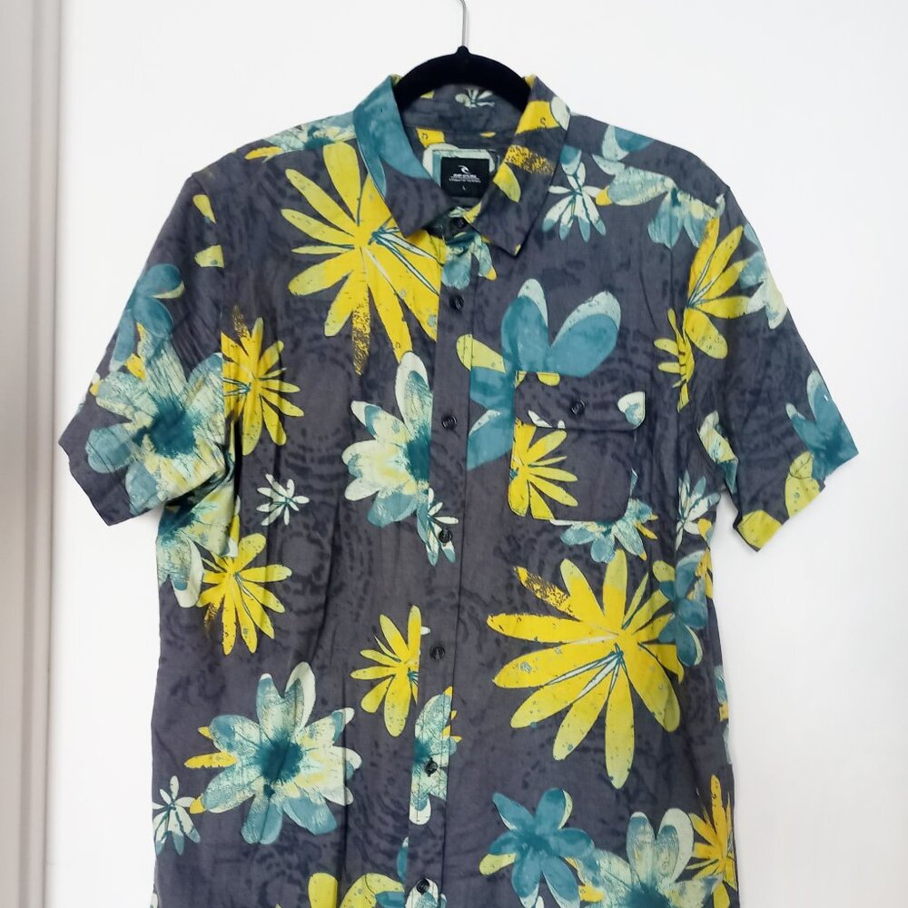 Rip Curl floral shirt men L